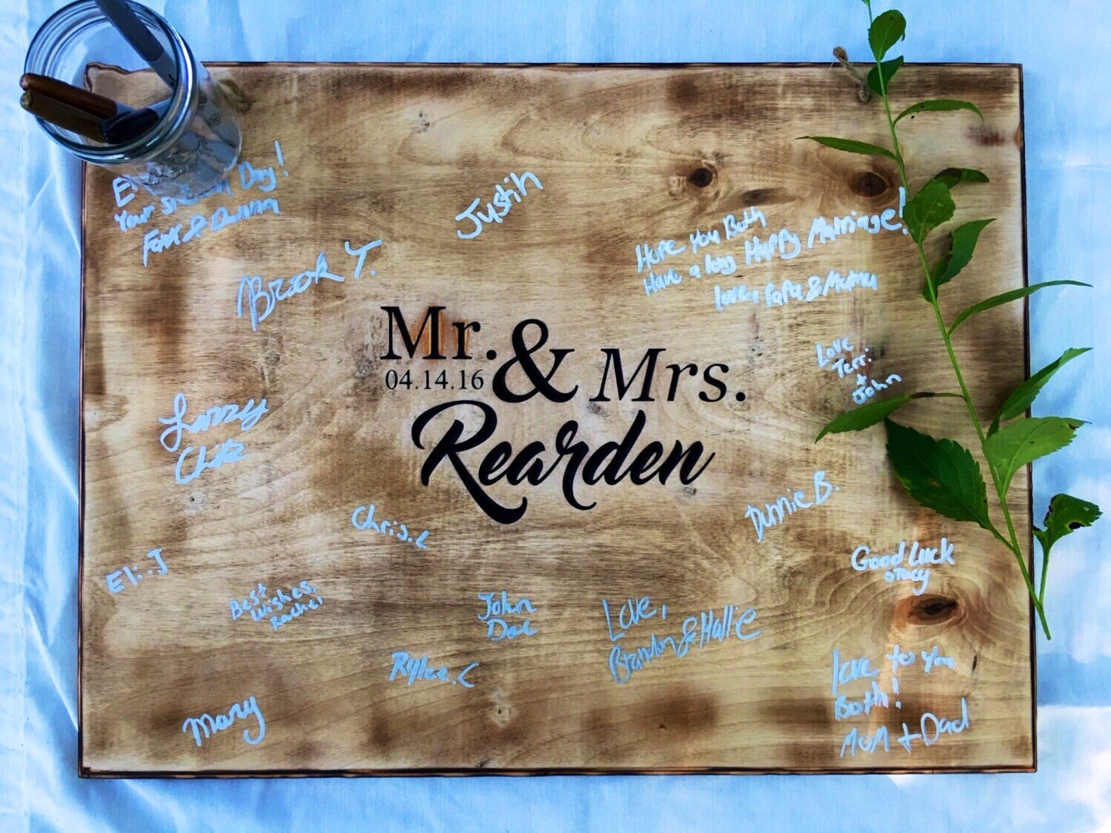 Wedding Guest Book Guest Book Alterntative Wedding Etsy