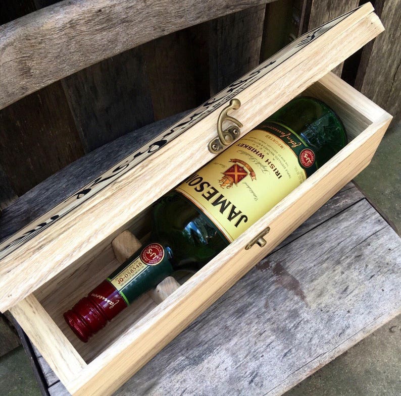 Wine box Wine bottle holder First fight box Couples gift