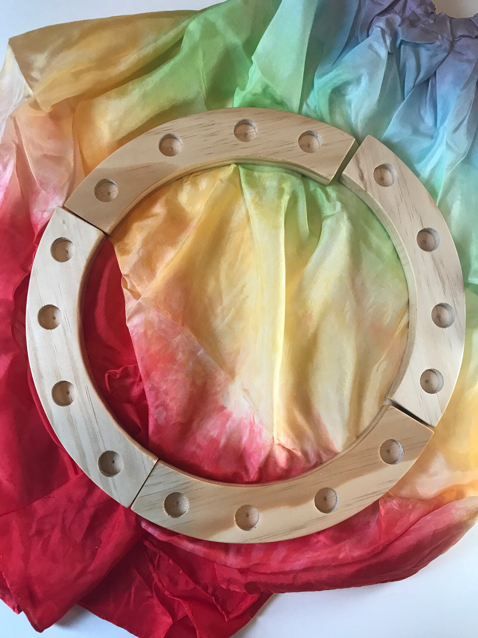 Waldorf Birthday Ring 16 Hole Birthday Centerpiece Party Etsy