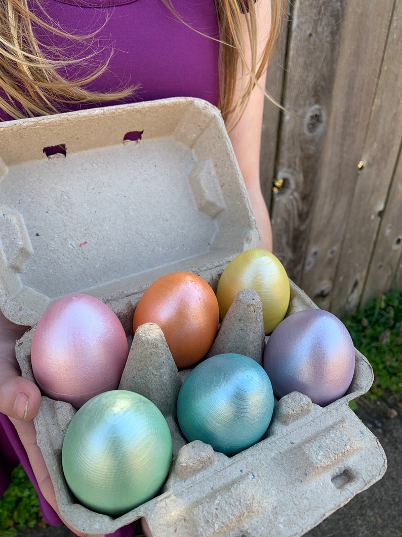 Hollow Wooden Eggs Wood Easter Eggs Spring Decor Fillable Etsy