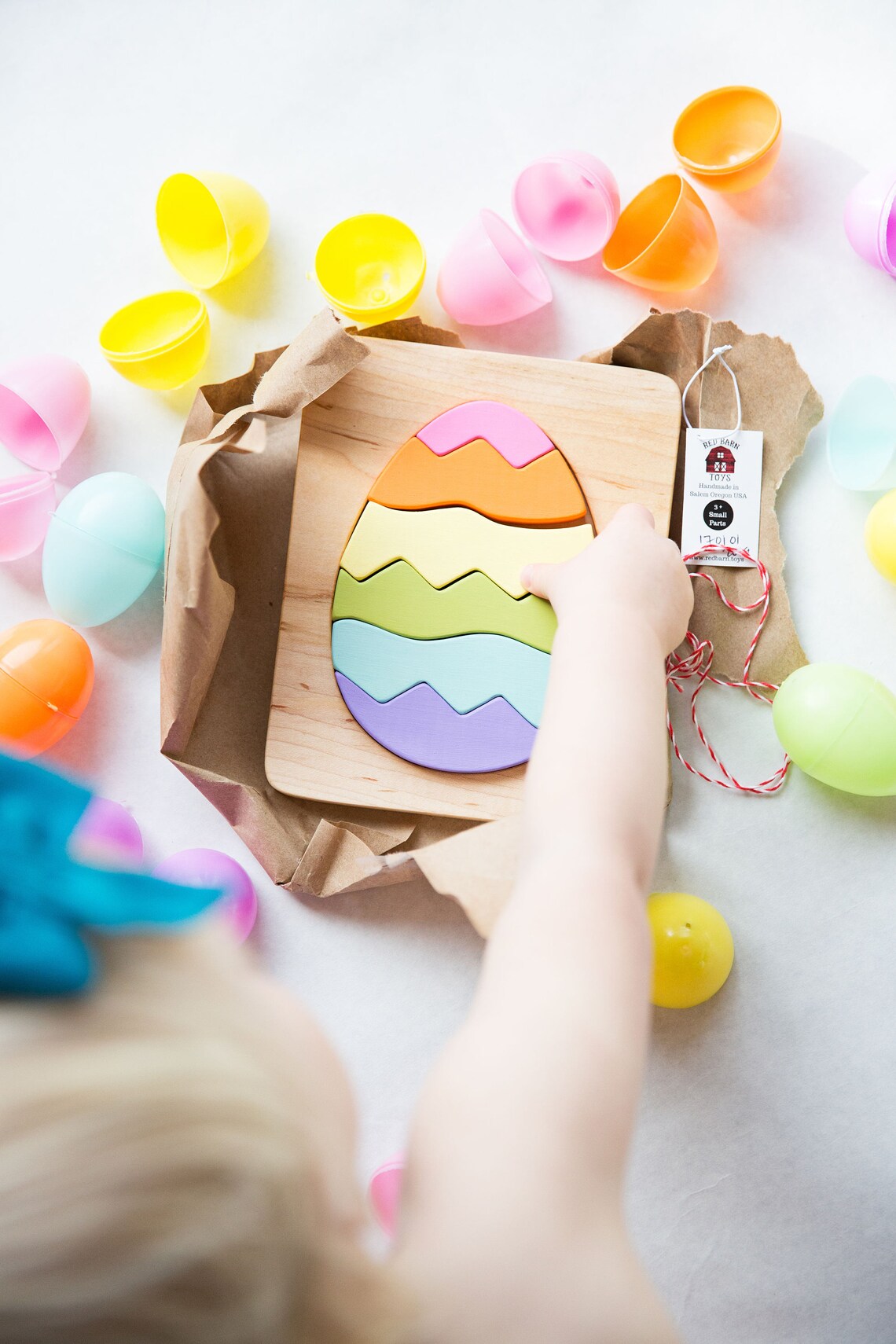 Easter Egg Wooden Puzzle Easter Gifts for Kids Wood Toy Etsy