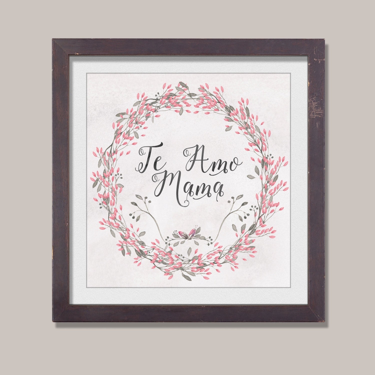 Te Amo Mama Custom Quote Art Spanish Quote I Love You Mom Etsy Te Amo Mama Custom Quote Art Spanish Quote I Love You Mom Etsy