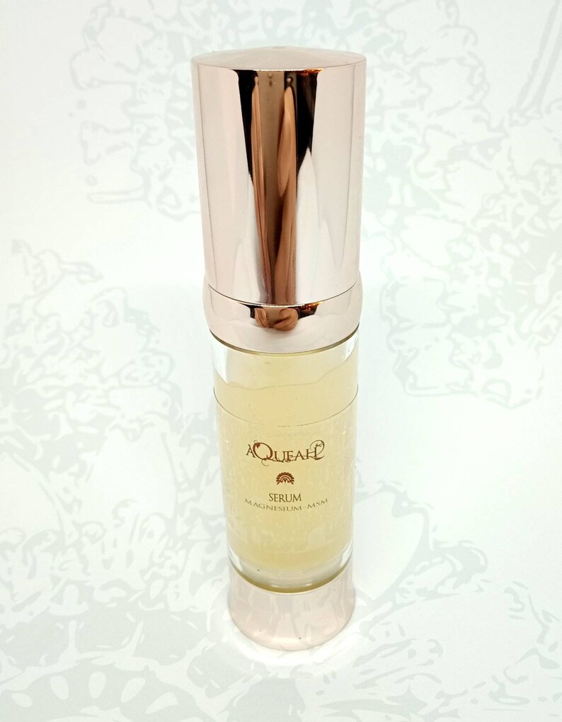Magnesium MSM Gel Serum Anti Acne Skin Refining Oil Etsy