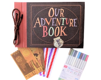 Our Adventure Scrapbook, Photo Album, Wedding guest book, Memory Book