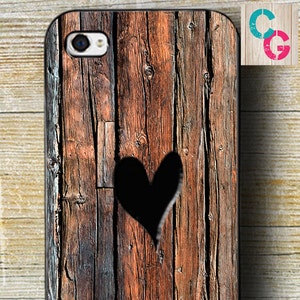 Holz mit Herz iPhone 8 Case, iPhone 7 Case Holzdruck, iPhone 6 Case Holzdruck, Tough iPhone 8 Case, iPhone 8 Herz, iPhone 8 Holz