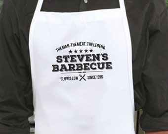 Custom apron, personalized apron, womens apron, mens apron, apron men, chef apron, gift for dad, gift for him, mens gift, personalized gift