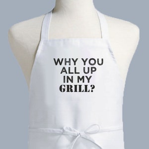 Funny Gift, Grilling Apron,  Funny Apron, Custom Apron, Mens apron, BBQ Gift