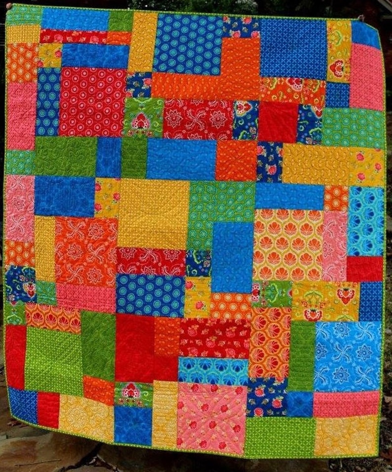 Disappearing 4 Patch Quilt Pattern Etsy
