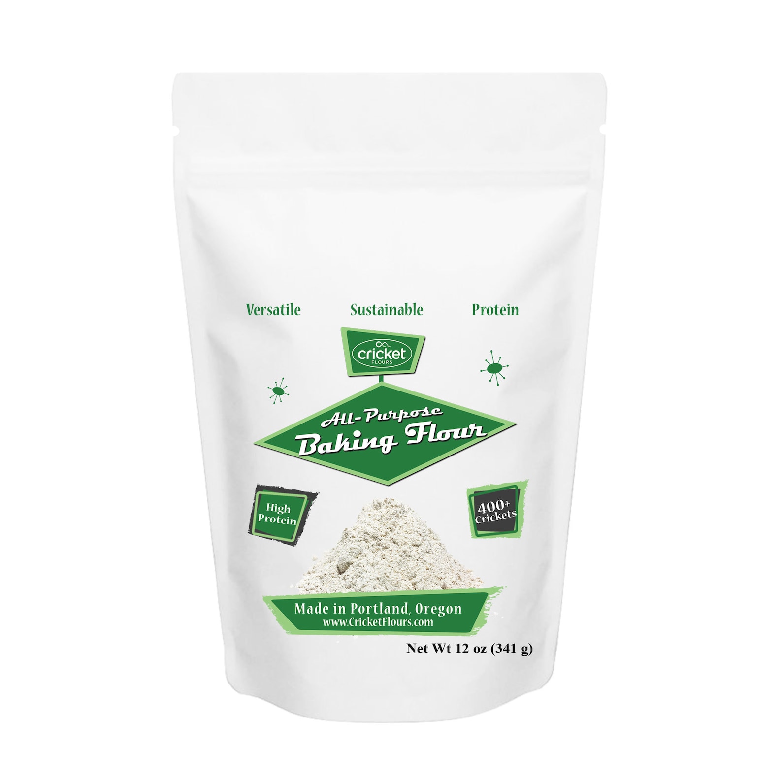 Cricket Flours 12oz AllPurpose Baking Flour with 400 Etsy