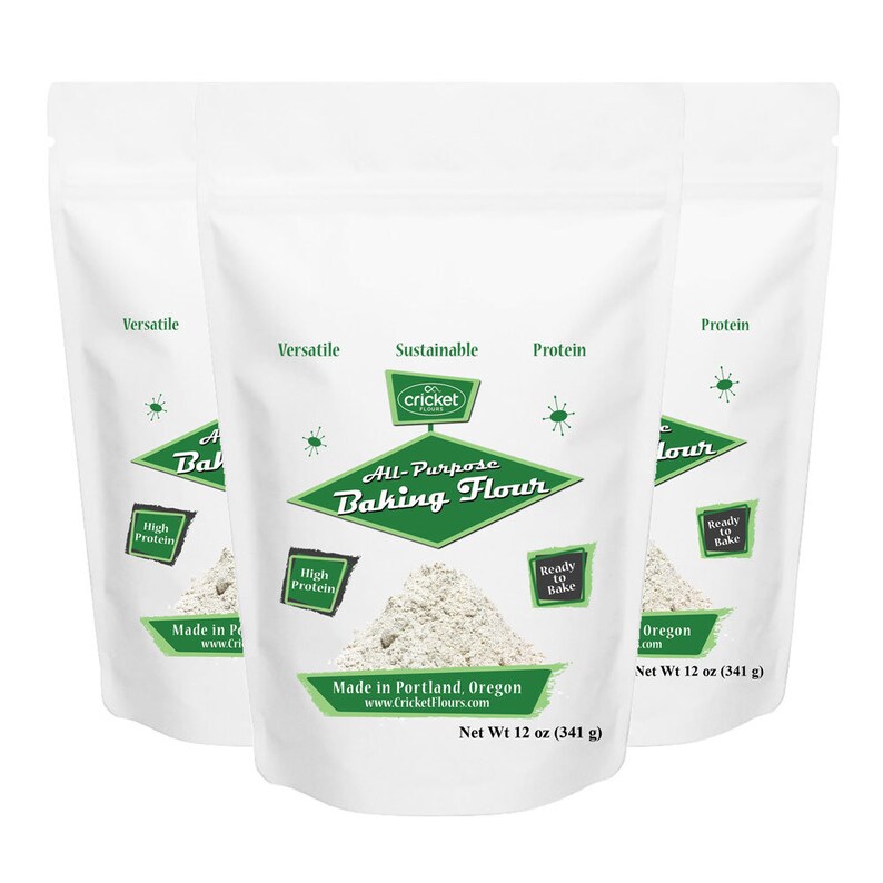 Cricket Flours 12oz Allpurpose Baking Flour With 400 Etsy