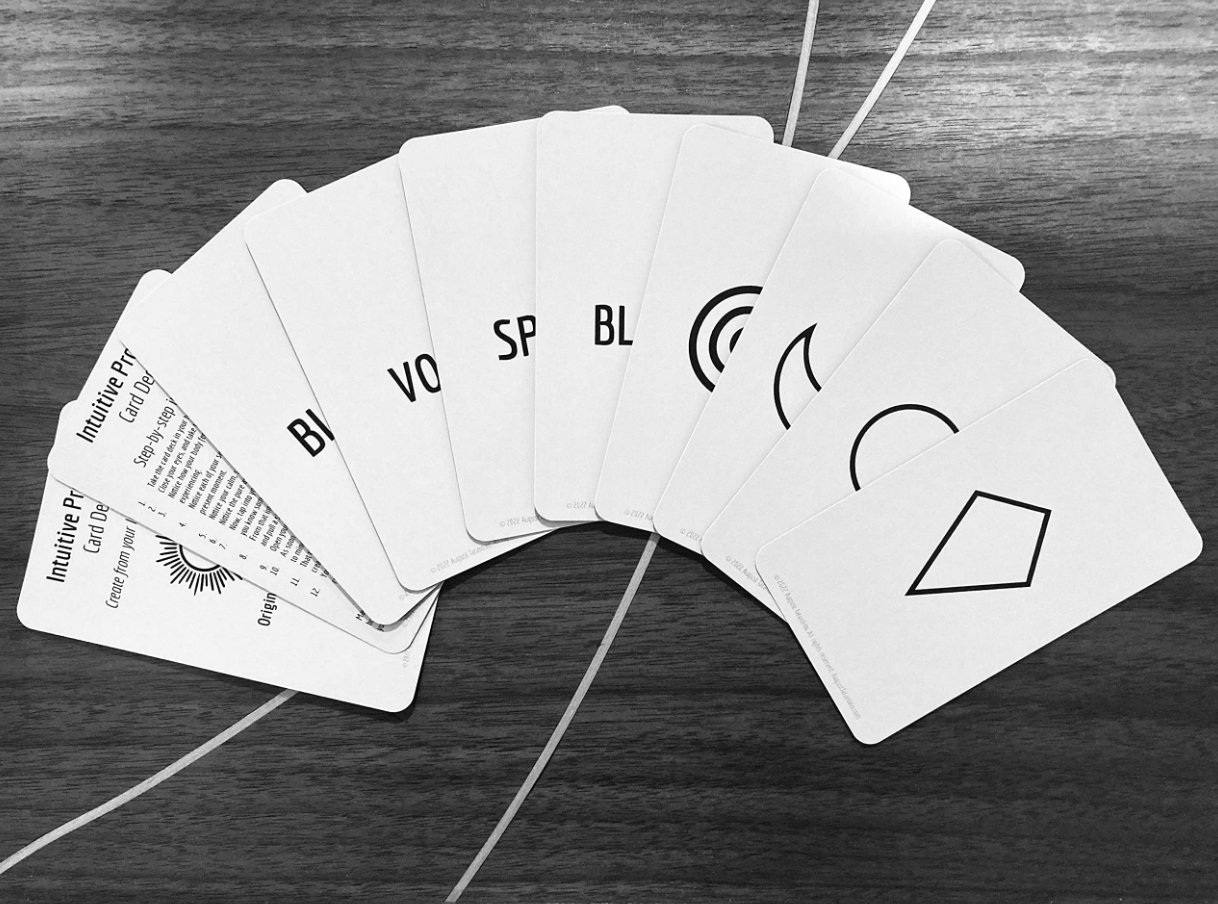 Intuitive Prompt Card Deck Etsy