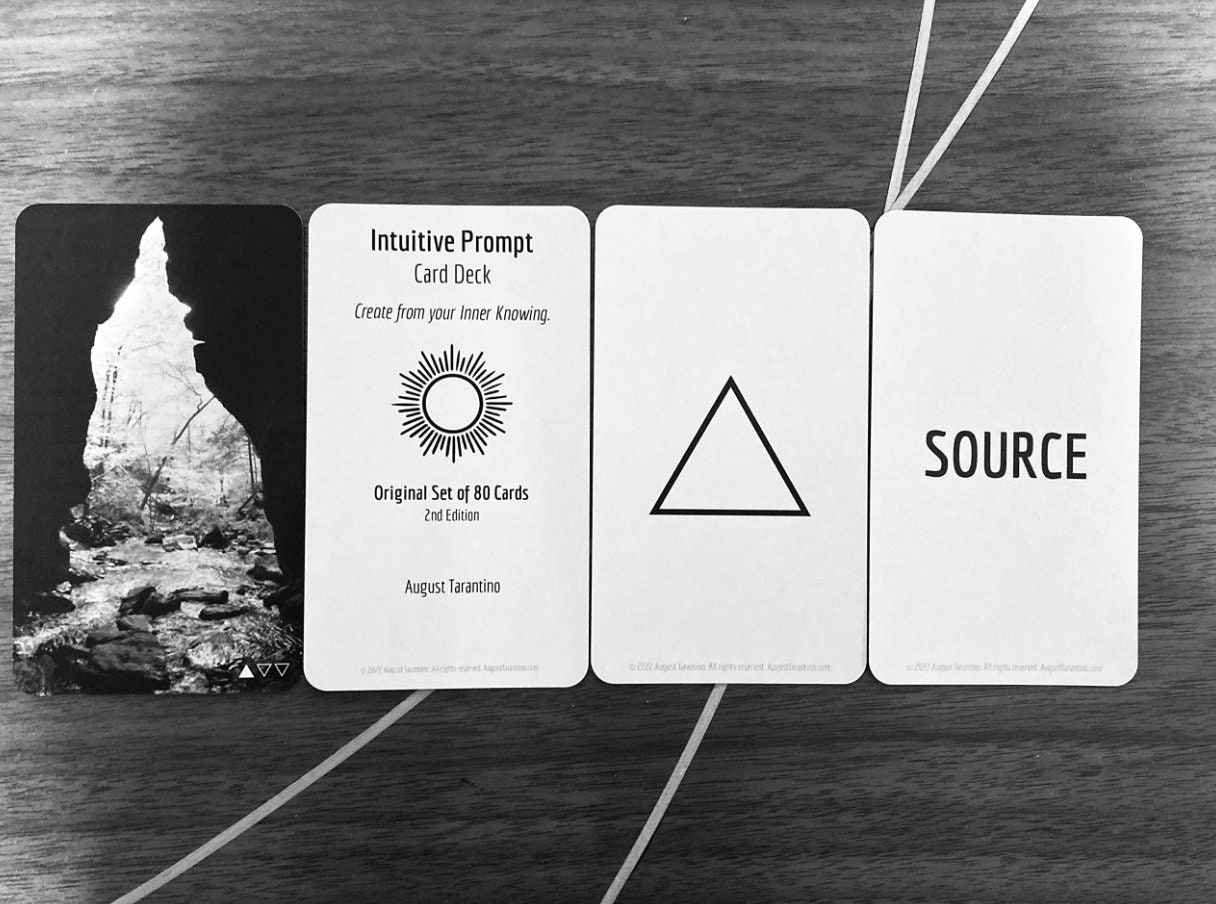 Intuitive Prompt Card Deck Etsy