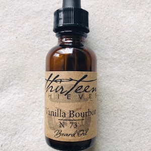 Vanilla Bourbon Harmonising Moustache Oil and Beard Care