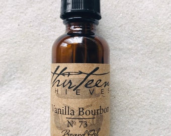 Vanilla Bourbon Harmonising Moustache Oil and Beard Care