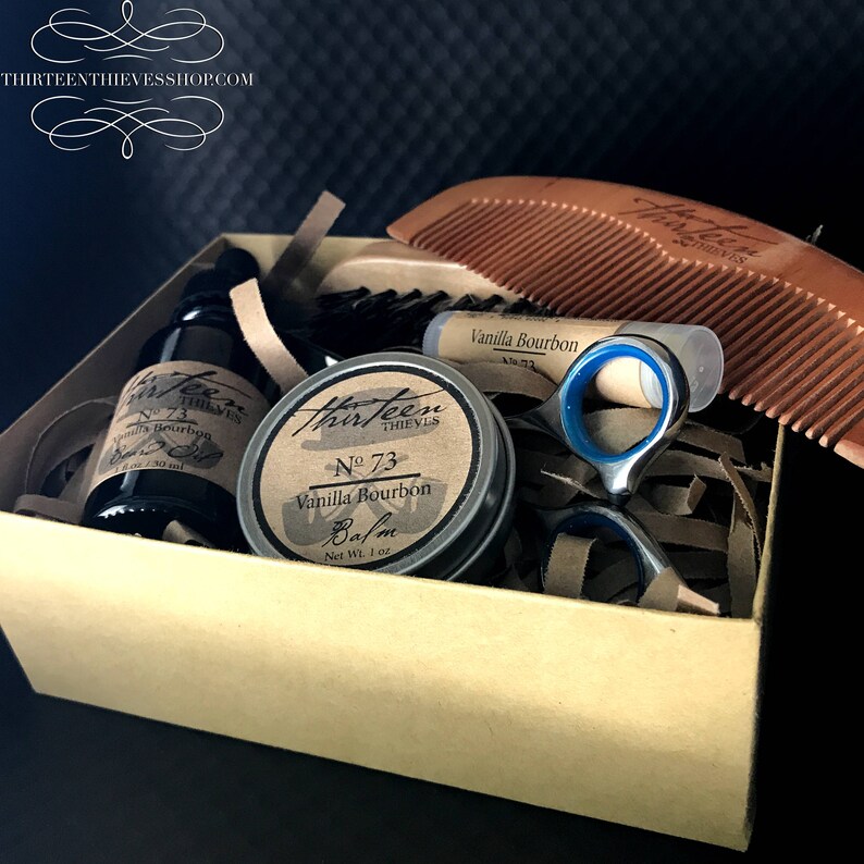 Beard Grooming Gifts Men Facial Hair Growth Products Guys Etsy