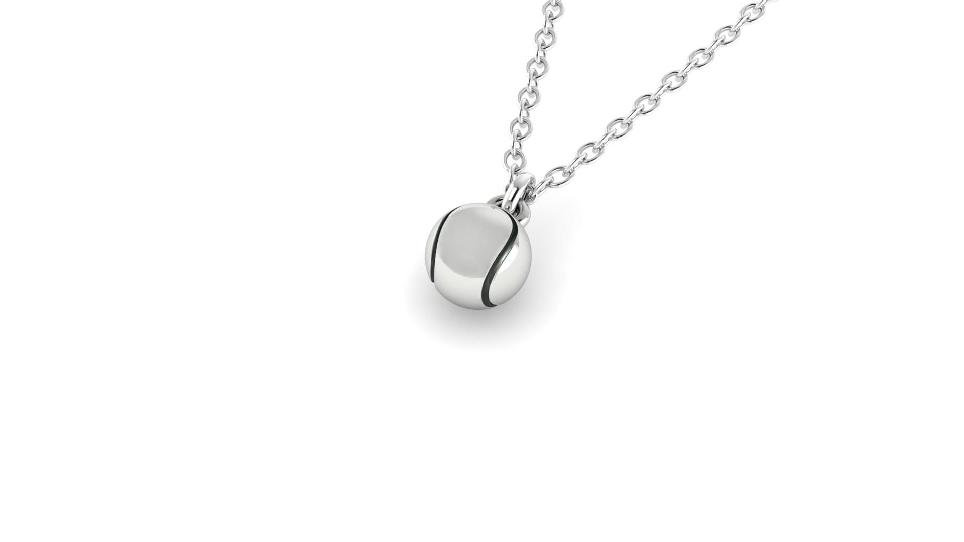 Tennis ball necklace deals