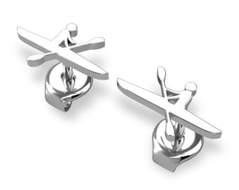 Kayak Athlete Earrings | Shop for Kayak Jewelry | Ideal gifts for Kayak Enthusiast or Any Paddler