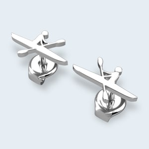 Kayak Athlete Earrings- Shop for Kayak Jewelry and Choose your Jewelry Piece | Ideal gifts for Kayak Enthusiast or Any Paddler