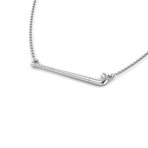 Field Hockey Necklace in Premium Sterling Silver / Hockey Jewelry