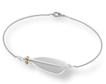 Kayak Paddle Chain Bracelet | Kayak Bracelet | Paddle Bracelet | Kayaking Jewelry
