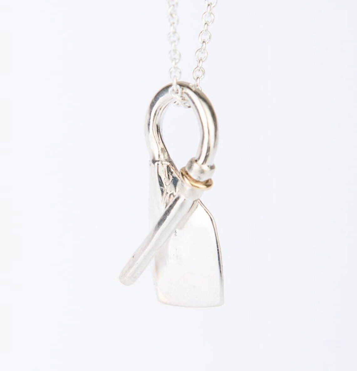 Rowing Crew Pendant Oar Pendant Bent Oar Rowing Jewelry Etsy