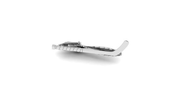 Field Hockey Stick Tie Tack in Premium Sterling Silver  Hockey Jewelry For Men  Hockey Gift
