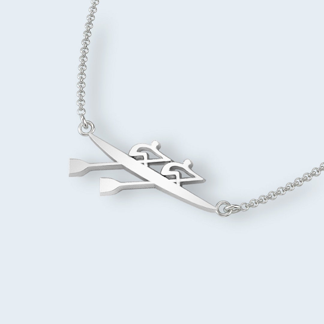 Rowing Necklace Double Scull / Double Scull Necklace / Gift Etsy