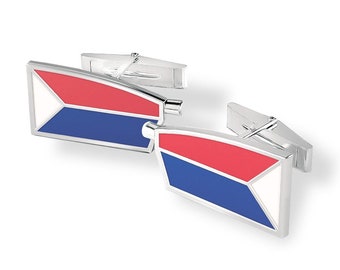 USRowing Oar Cuff Links in Premium Sterling Silver