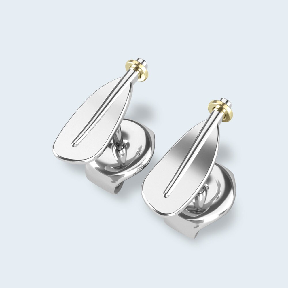 Kayak Paddle Stud Earrings Kayak Earrings Paddle Earrings Etsy
