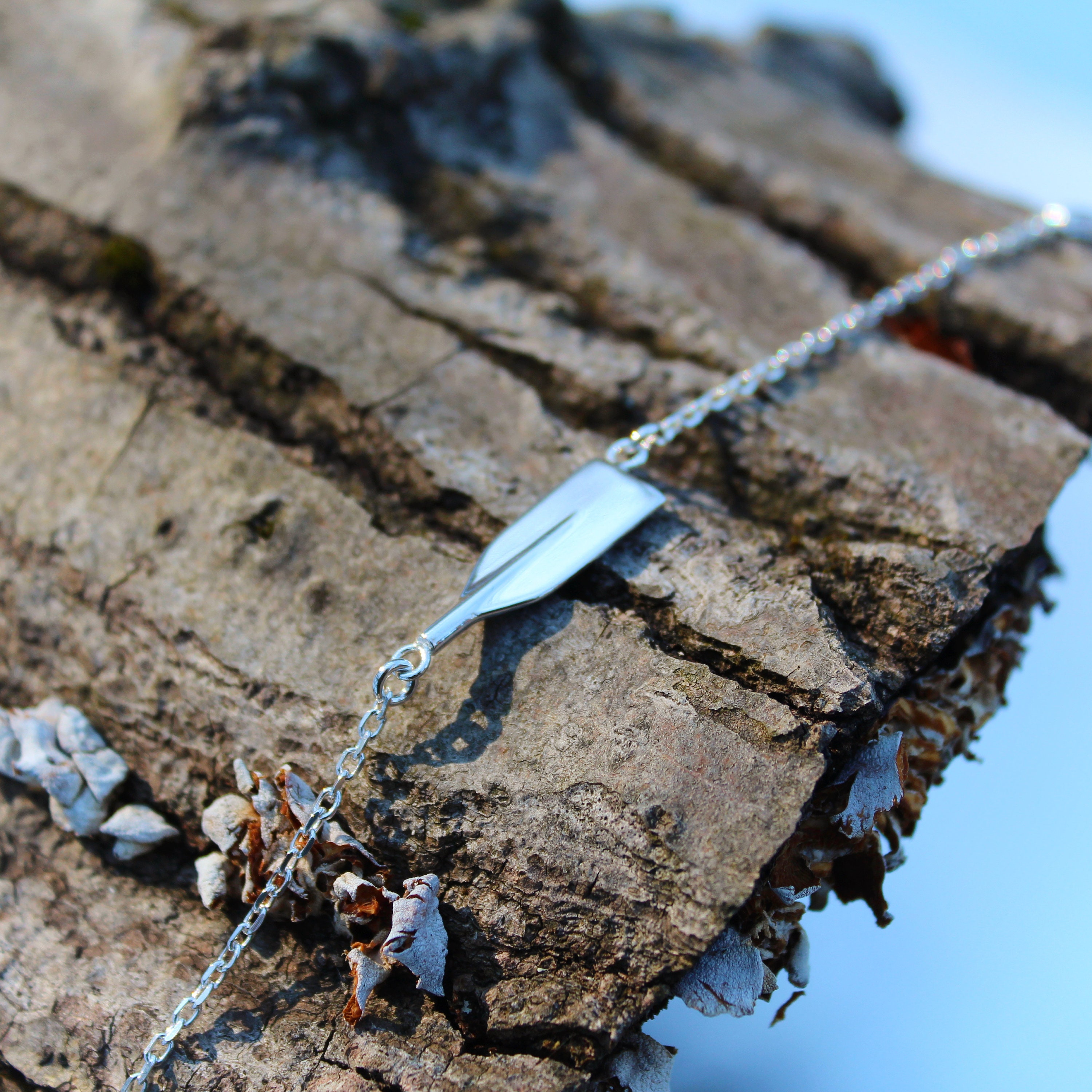 Canoe/Dragon Boat Paddle Chain Bracelet / 925 Sterling Silver Etsy