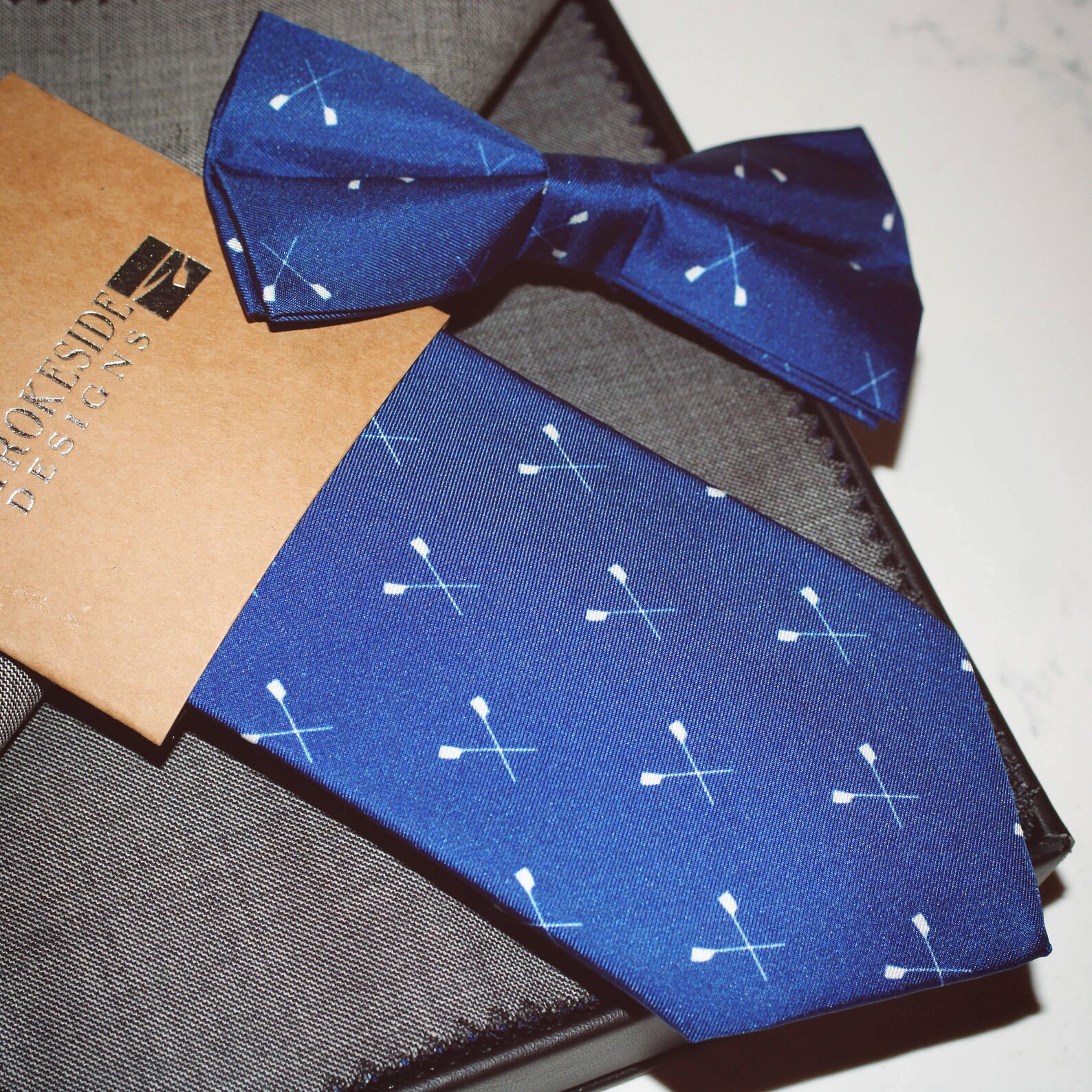 Rowing Crossed Oars Tie Ideal Rowing Coach Gift Rowing Gifts Etsy