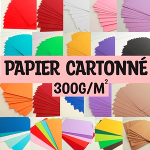 Papel A4 cartonado 300g 5 ou 10 folhas