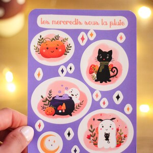 Planche d'autocollants Halloween- cute stickers
