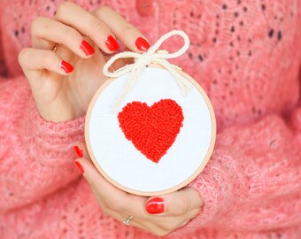 Mini Punch Needle - la Petit Coeur Scintillant