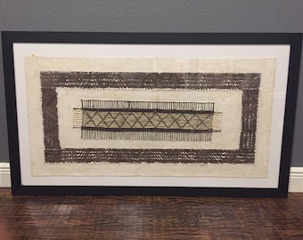Mexican Handcrafted Bark Paper or Mexican Amate Paper (Frame Not Included)