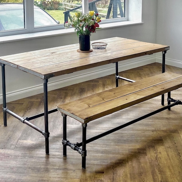 Industrial Pipe Table Legs Etsy UK