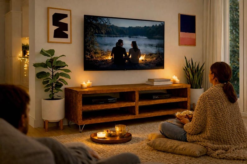 Solid Wood TV Unit: Industrial Cabinet on Hairpin Legs image 8