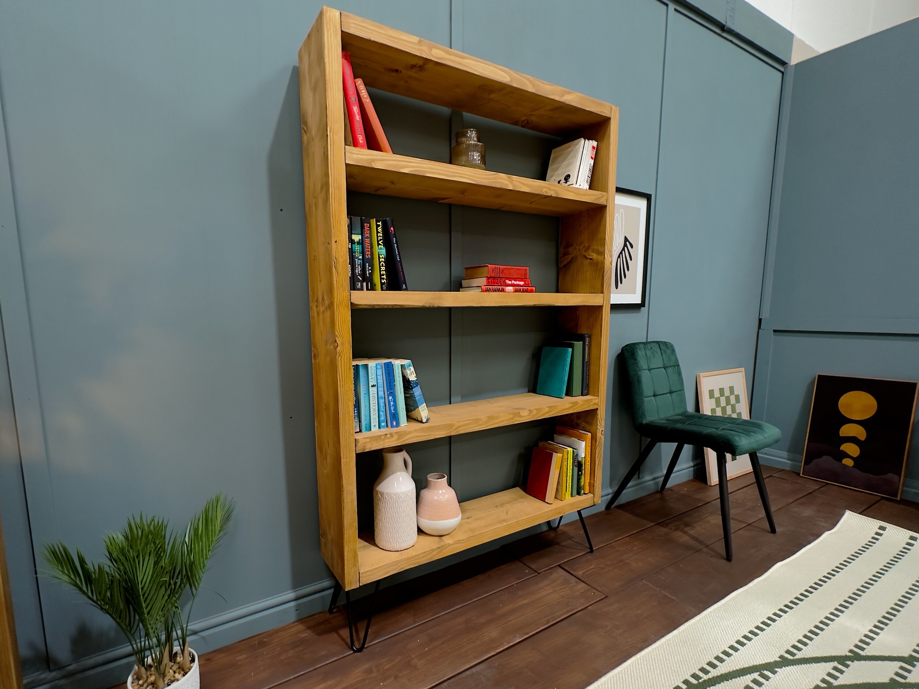 Hairpin bookcase deals