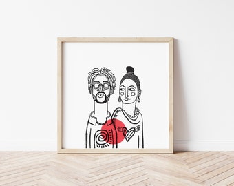 Love: Couple - Print