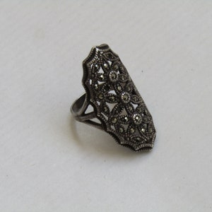 sterling silver ring, silver ring, ring for her, retro ring, vintage ring, old silver ring, ring for women, antique ring, antique jewelry