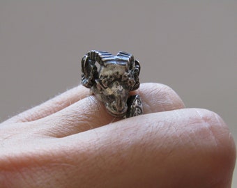 goat ring etsy