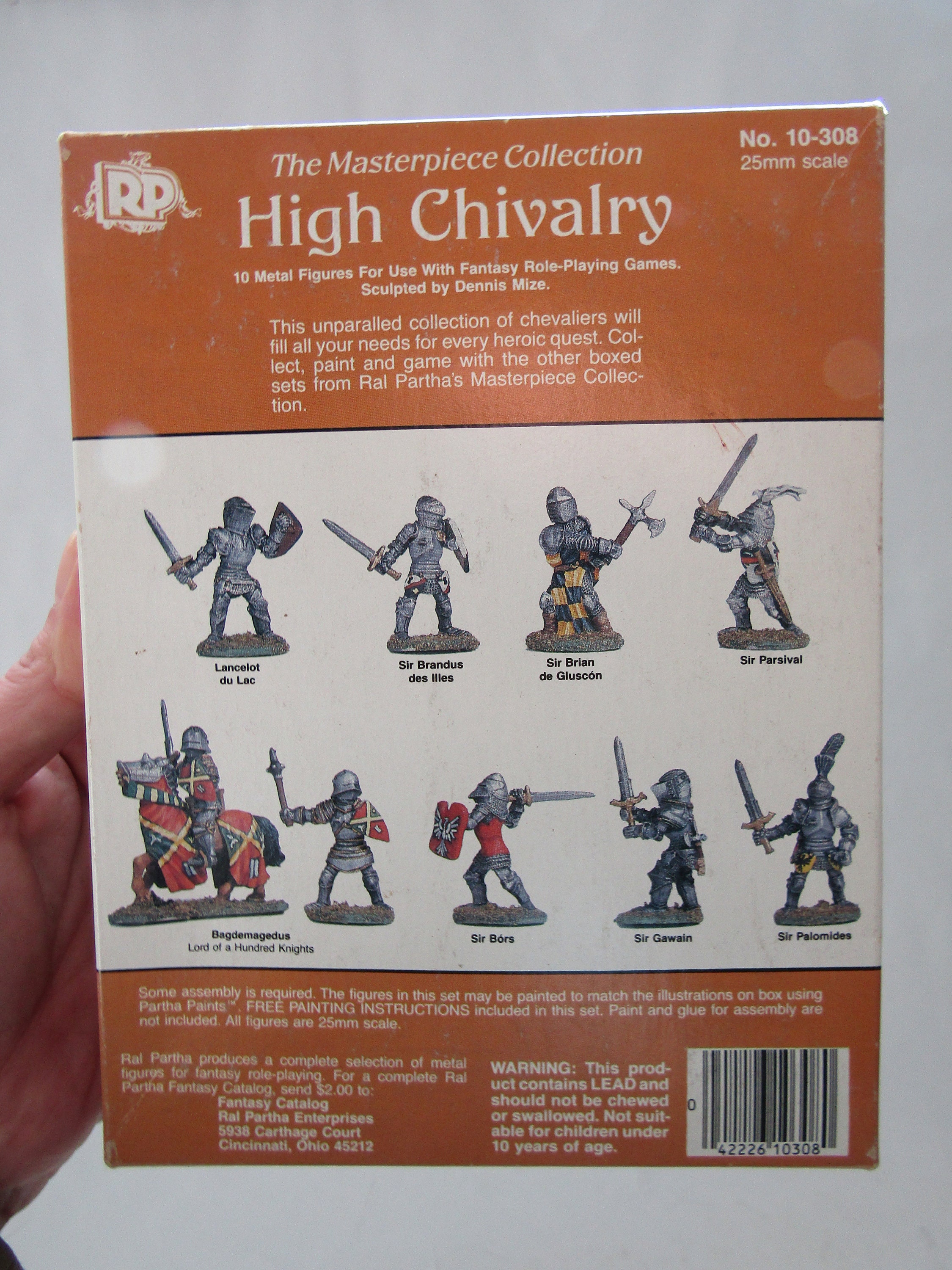Ral Partha High Chivalry: Vintage Metal Knights Toy Soldiers (25mm