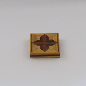 Vintage handmade cigarette case, cigarette case, vintage cigarette case, cigarette case wood, retro cigarette case, handmade cigarette case