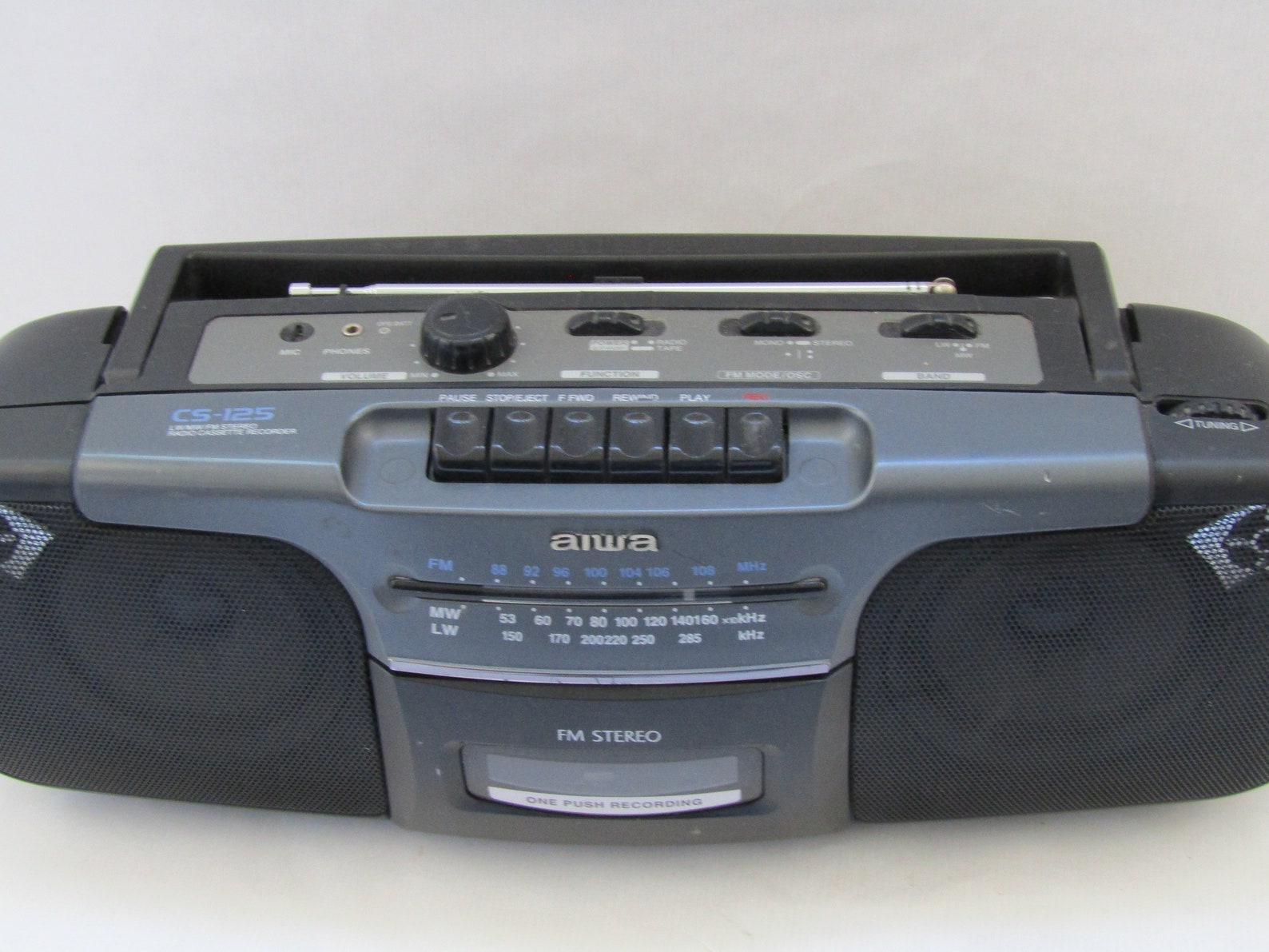 Aiwa Stereo Radio Cassette Recorder Vintage Aiwa Cassette Etsy