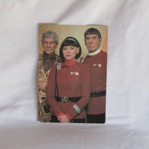 vintage futuriste Star Trek VI « Le pays inconnu » carte postale présentant Leonard Nimoy comme Spock, Star Trek, Star Trek collection