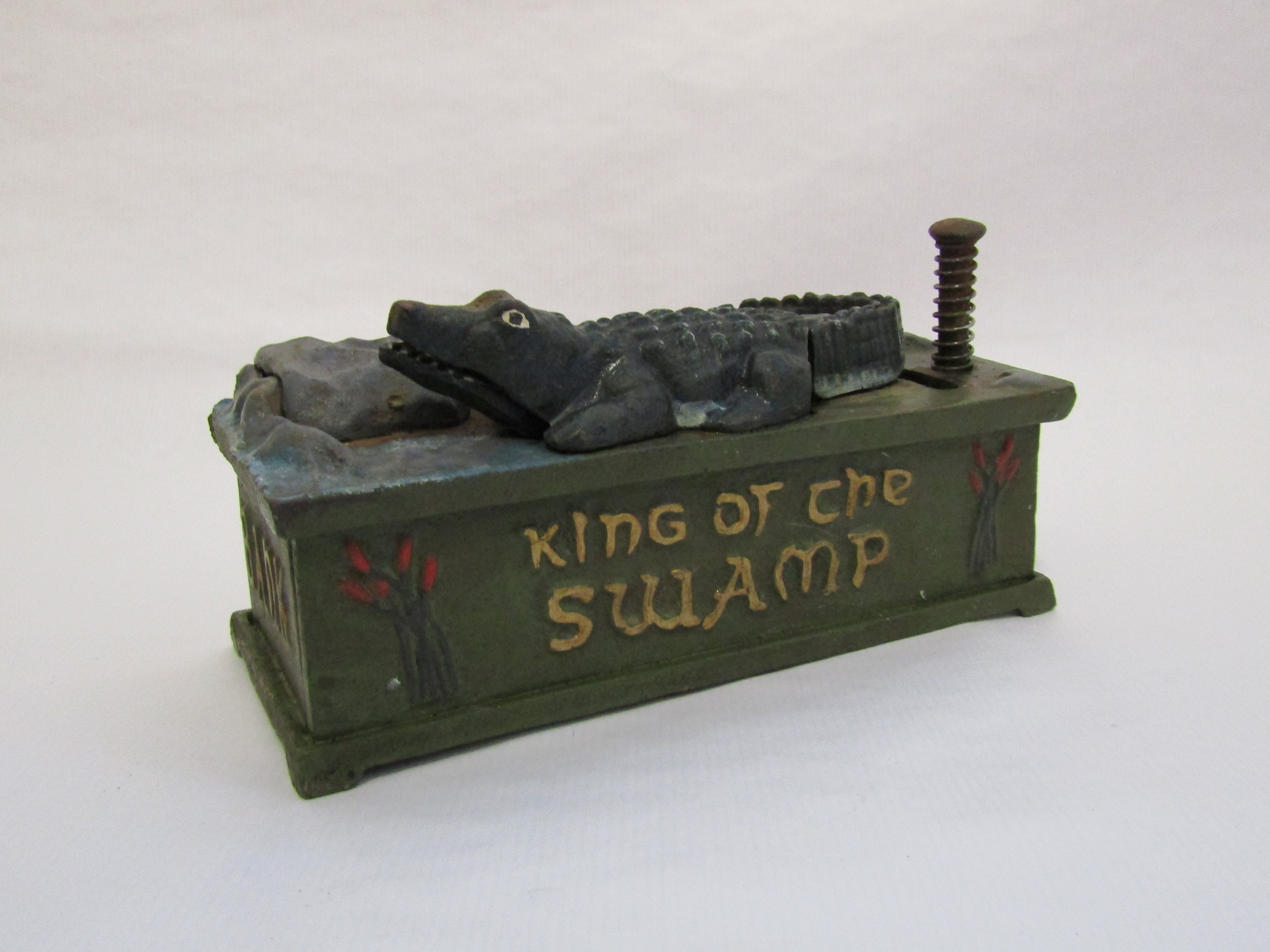 Antique Money Box Collectors King of the Swamp Mechanical Etsy Australia