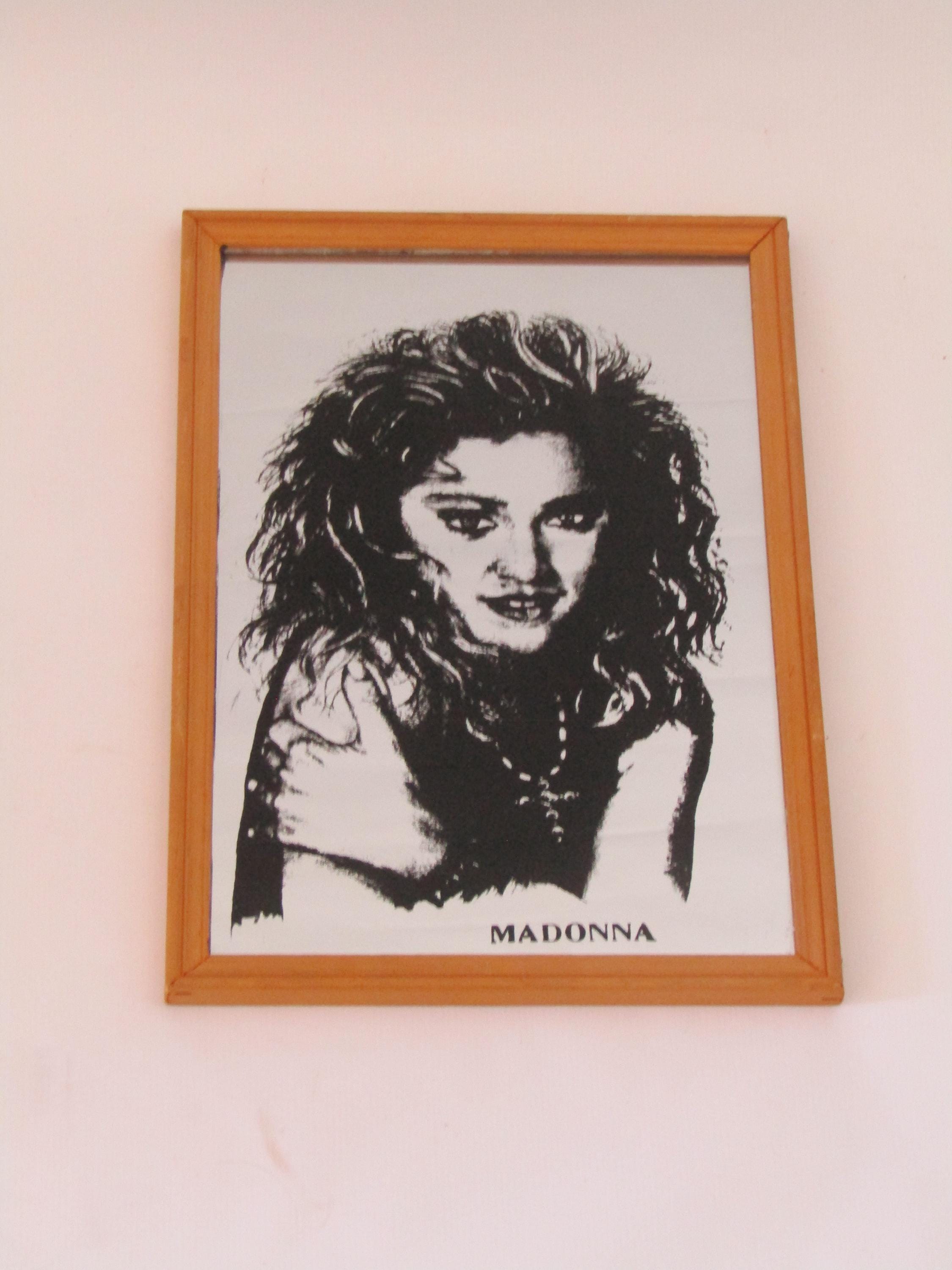 ヴィンテージ 80年代 マドンナ シルクプリントミラー - コレクターズ