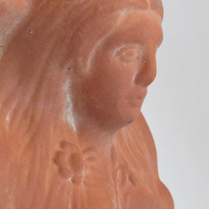 Mermaid, terracotta wall decor, Greek terracotta, terracotta, decoration for wall, teracotta wall decor, wall lamp holder, clay mermaid