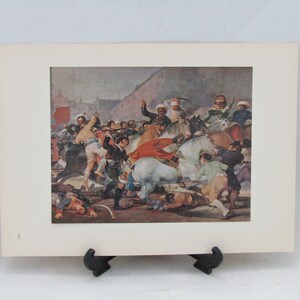 Goya, The Second of May 1808, vintage art print, Romanticism, Romanticism art print, for framing,  Peninsular War, for wall, battle