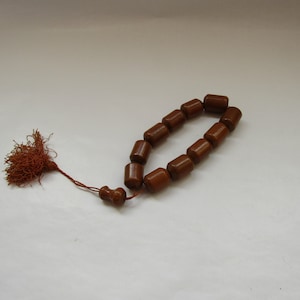 Cuentas decorativas de madera, grandes y antiguas, hechas a mano, de estilo griego, &quot;koboloi&quot; - folklorico - folclore - cuentas griegas - cuentas decorativas